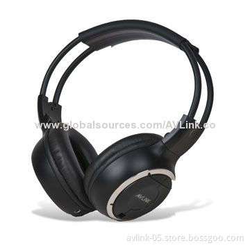 Single-channel Infrared In-car Wireless Headphones, Compatible with All In-vehicle AV Applications
